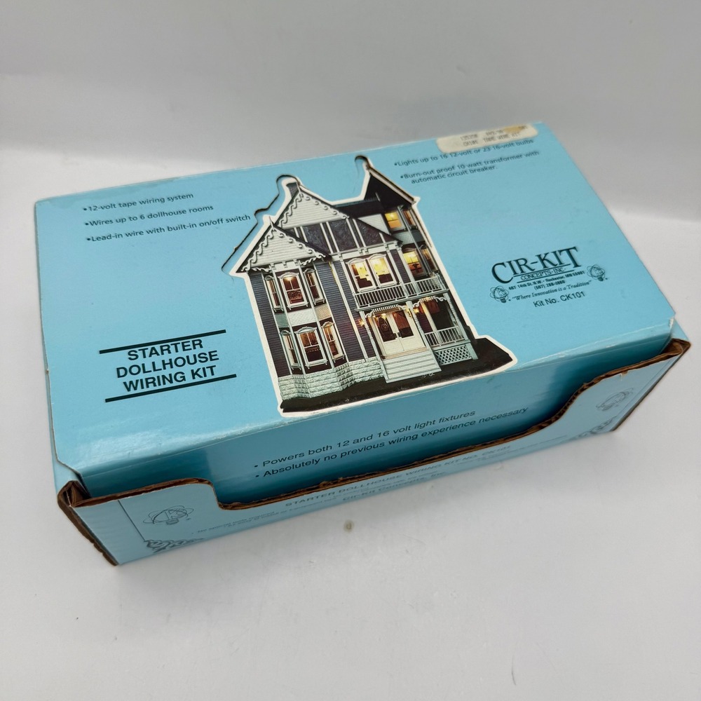 Vintage Cir-Kit CK101 Dollhouse Wiring Starter Kit Transformer Near Complete